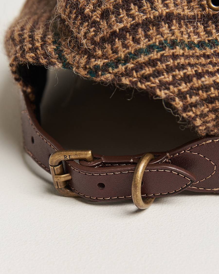 Mies | Polo Ralph Lauren Glenplaid Overcheck Cap Camel | Polo Ralph Lauren | Glenplaid Overcheck Cap Camel