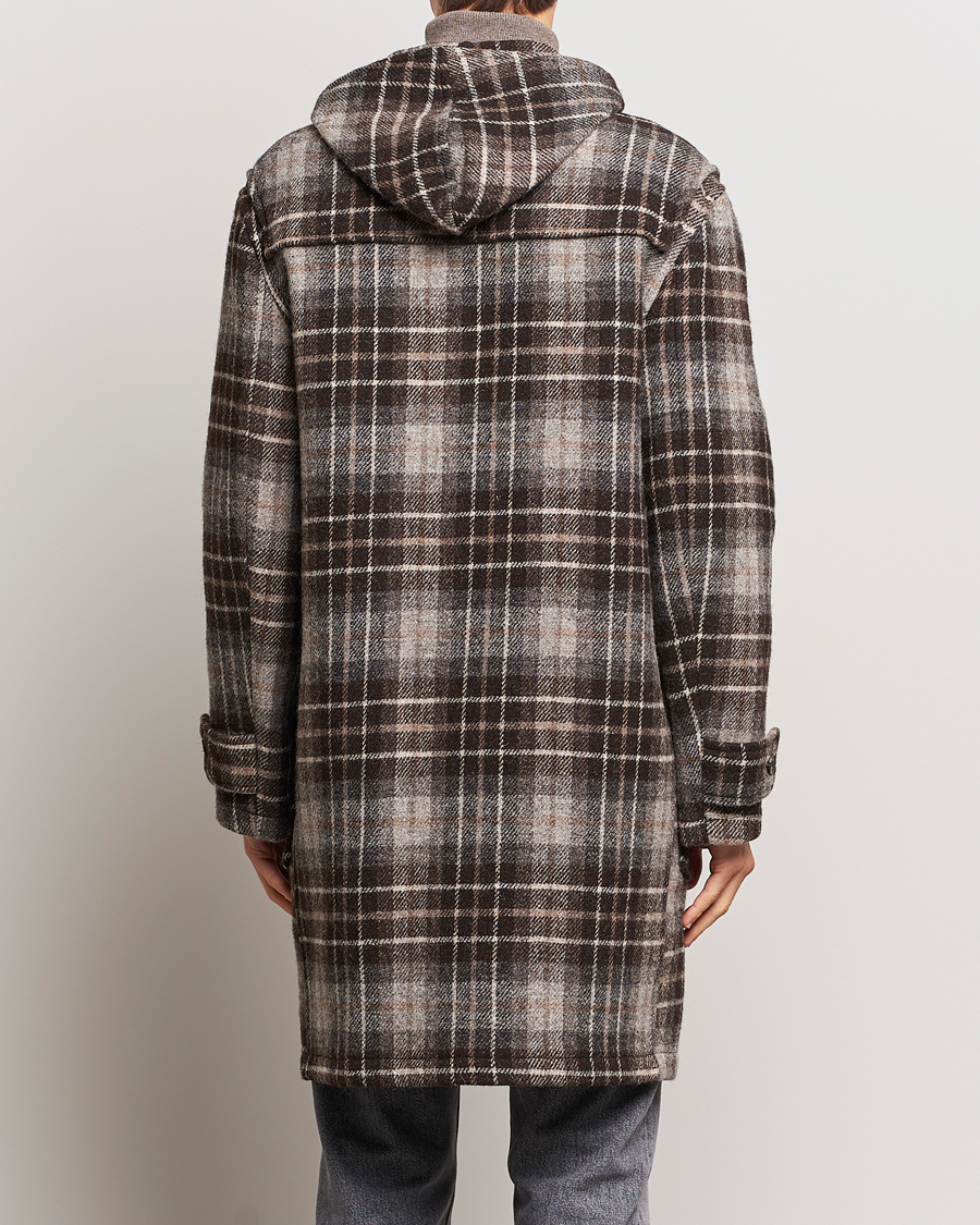 Mies | Takit | Gloverall | De Bonne Facutre Wool Duffle Coat Black/Grey