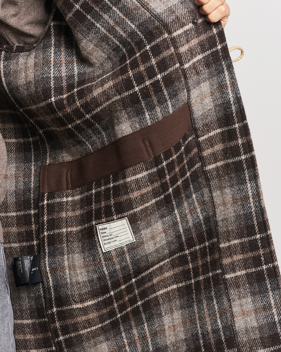 Mies | Takit | Gloverall | De Bonne Facutre Wool Duffle Coat Black/Grey