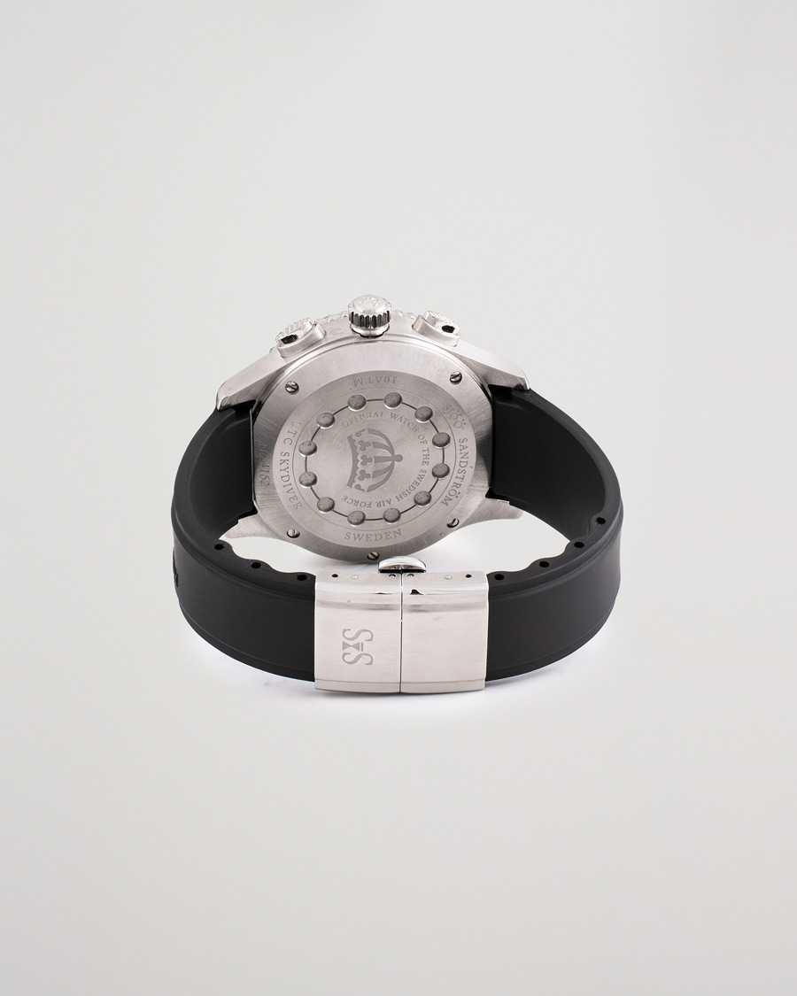 Mies | Sjöö Sandström Pre-Owned UTC Skydiver 017401 Steel Black | Sjöö Sandström Pre-Owned | UTC Skydiver 017401 Steel Black