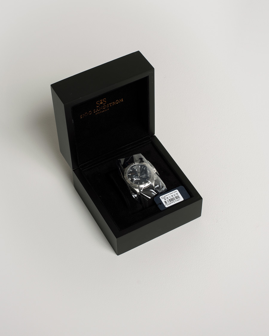 Mies | Sjöö Sandström Pre-Owned UTC Skydiver 017401 Steel Black | Sjöö Sandström Pre-Owned | UTC Skydiver 017401 Steel Black