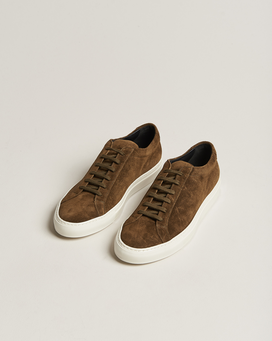 Mies |  | Common Projects | Original Achilles Suede Sneaker Tobacco