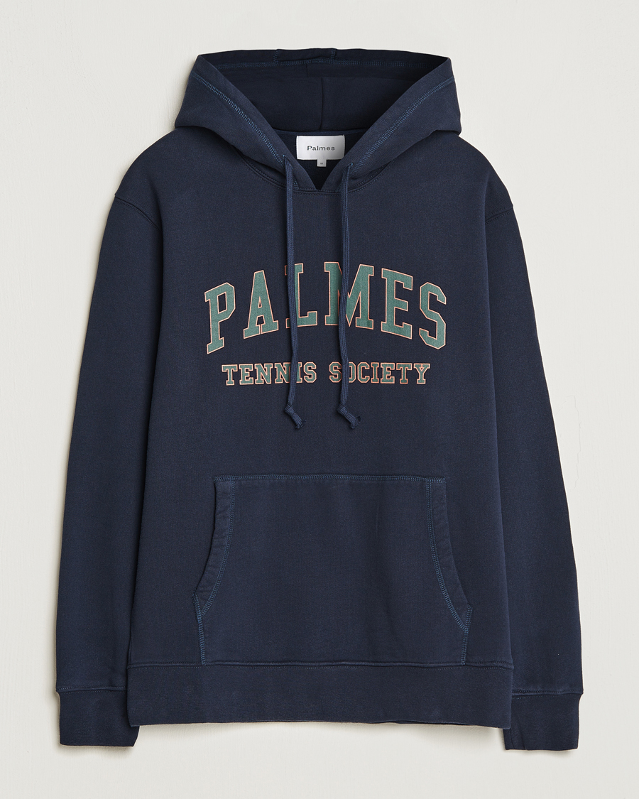 Mies |  | Palmes | Mats Hooded Sweatshirt Navy