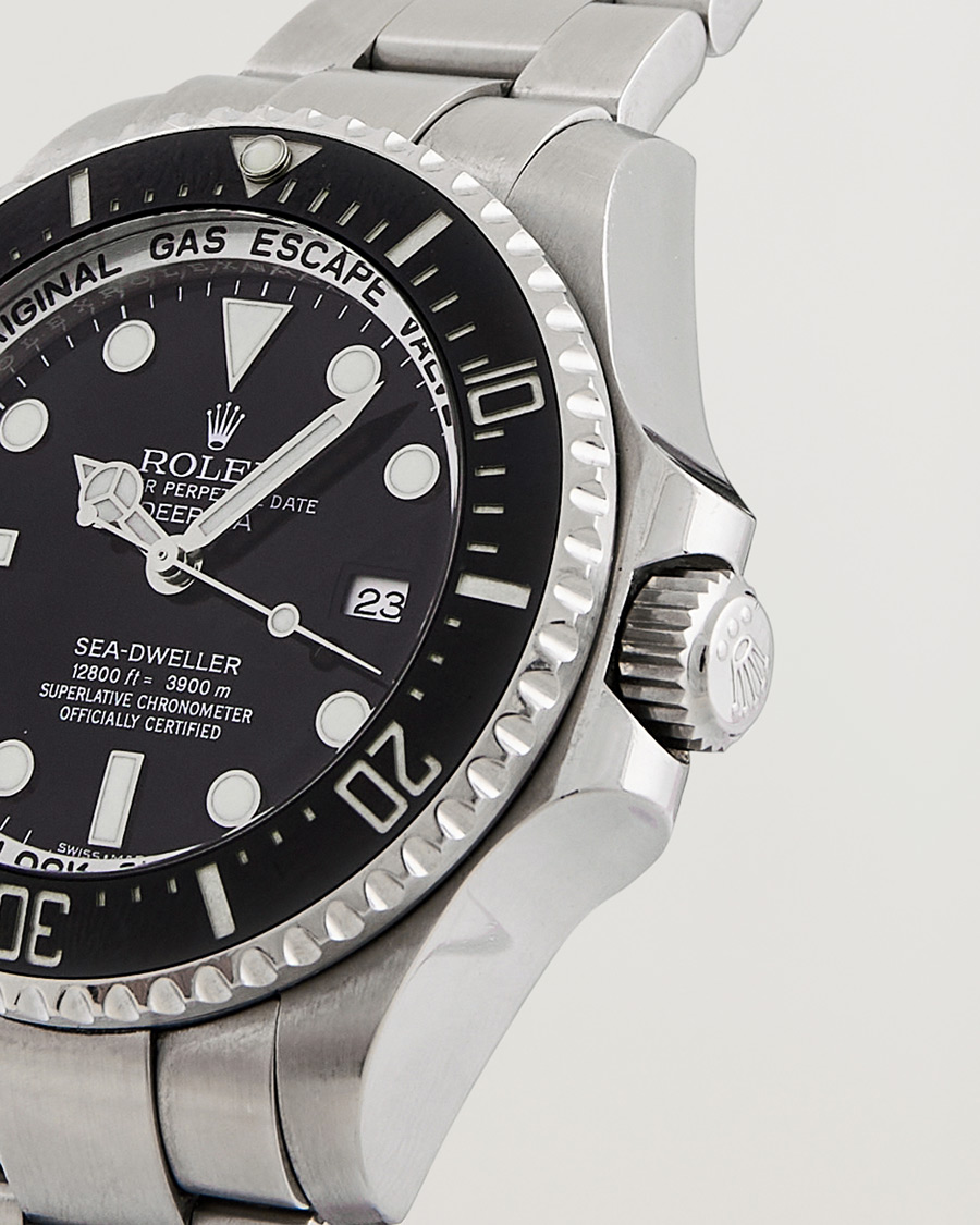 Mies | Rolex Pre-Owned Sea-Dweller Deepsea 116660 Steel Black | Rolex Pre-Owned | Sea-Dweller Deepsea 116660 Steel Black