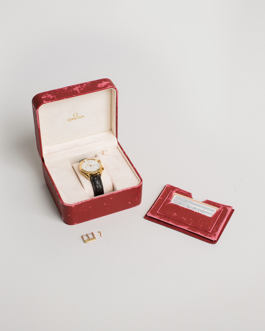 Mies | Omega Pre-Owned Speedmaster Date 18K 3611.20.29 Steel White | Omega Pre-Owned | Speedmaster Date 18K 3611.20.29 Steel White