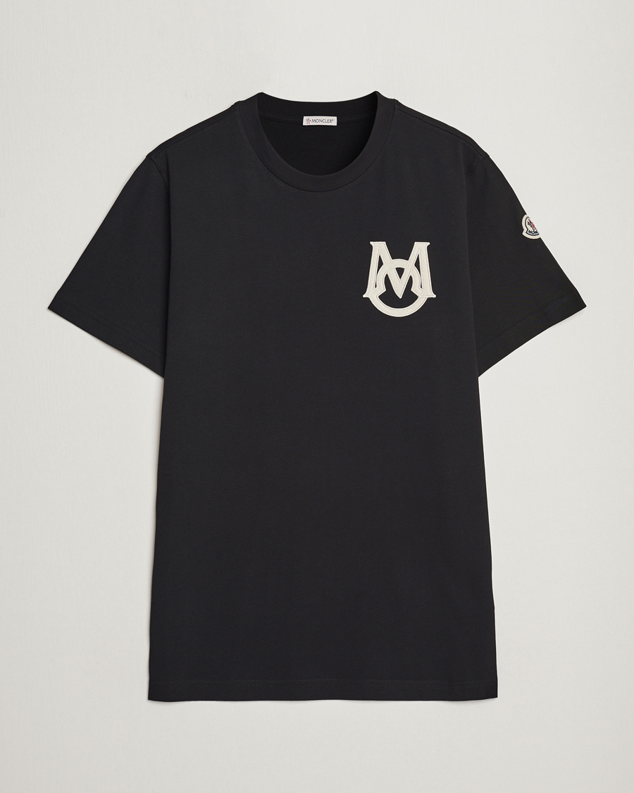Mies | T-paidat | Moncler | Embossed Logo T-shirt Black