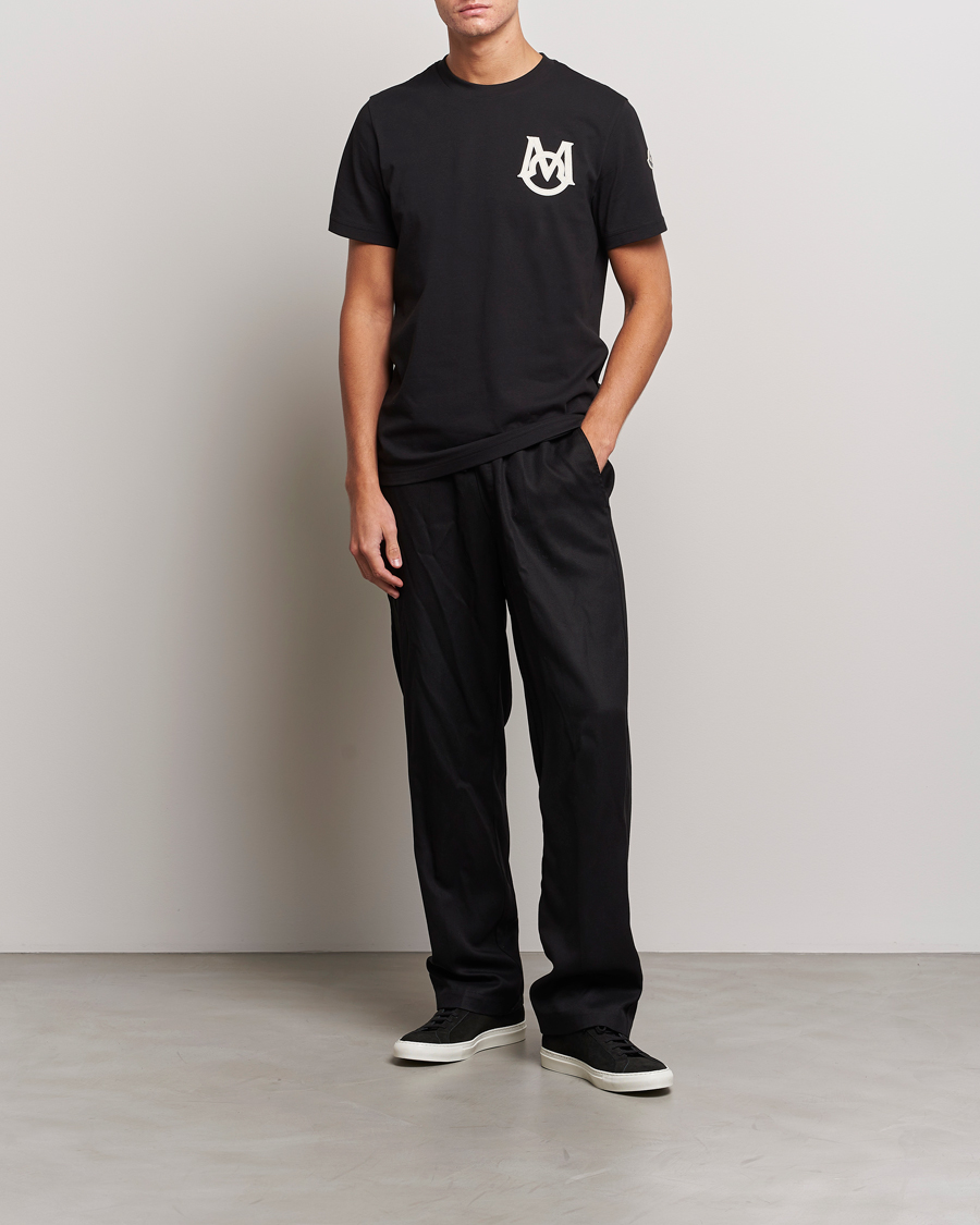 Mies | T-paidat | Moncler | Embossed Logo T-shirt Black