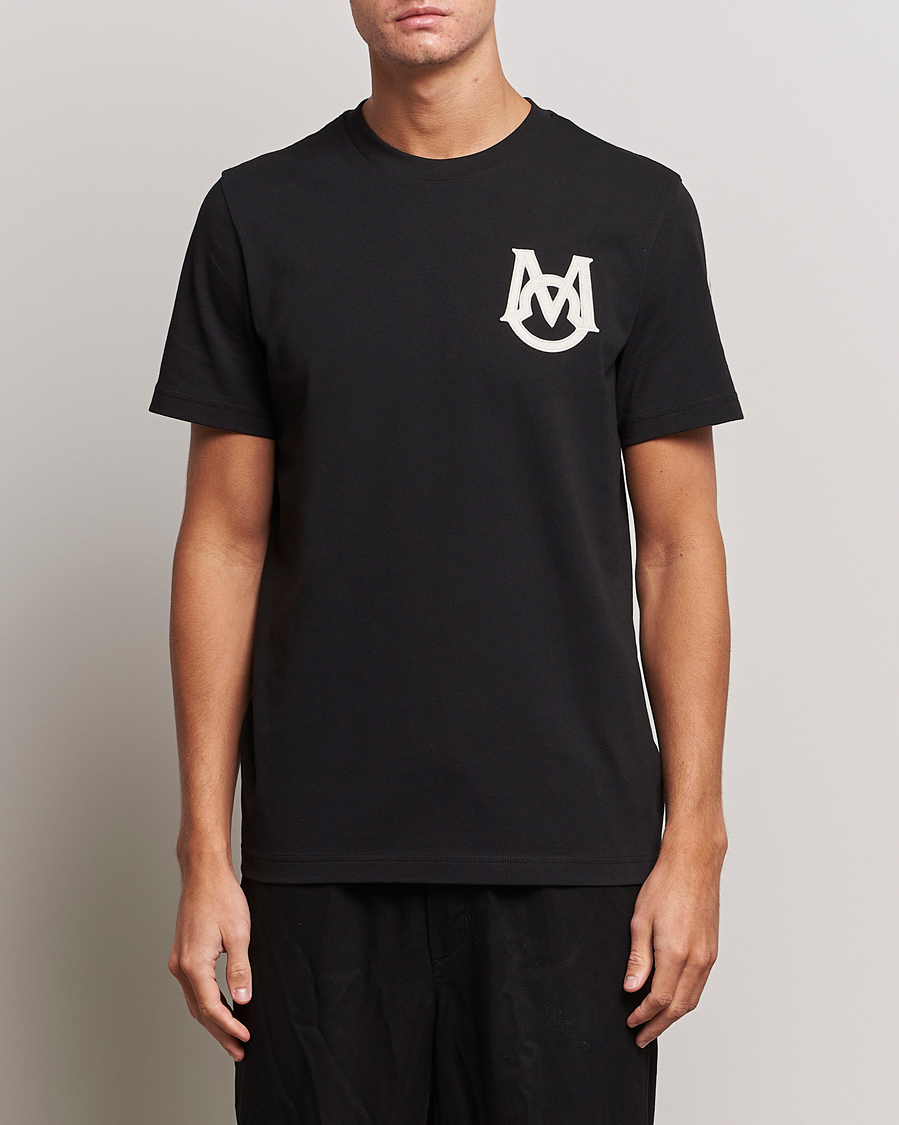 Mies |  | Moncler | Embossed Logo T-shirt Black