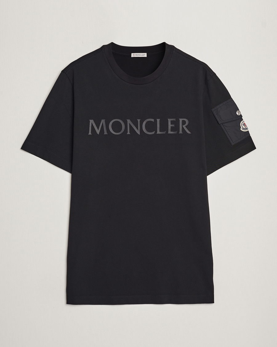 Mies | T-paidat | Moncler | Sleeve Pocket T-shirt Black