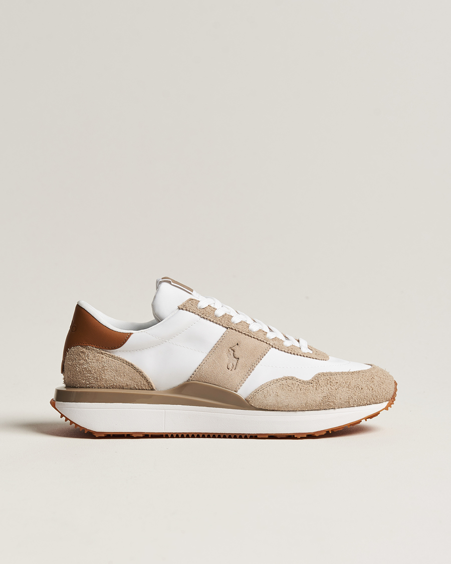 Mies |  | Polo Ralph Lauren | Train 89 Running Sneaker White/Brown