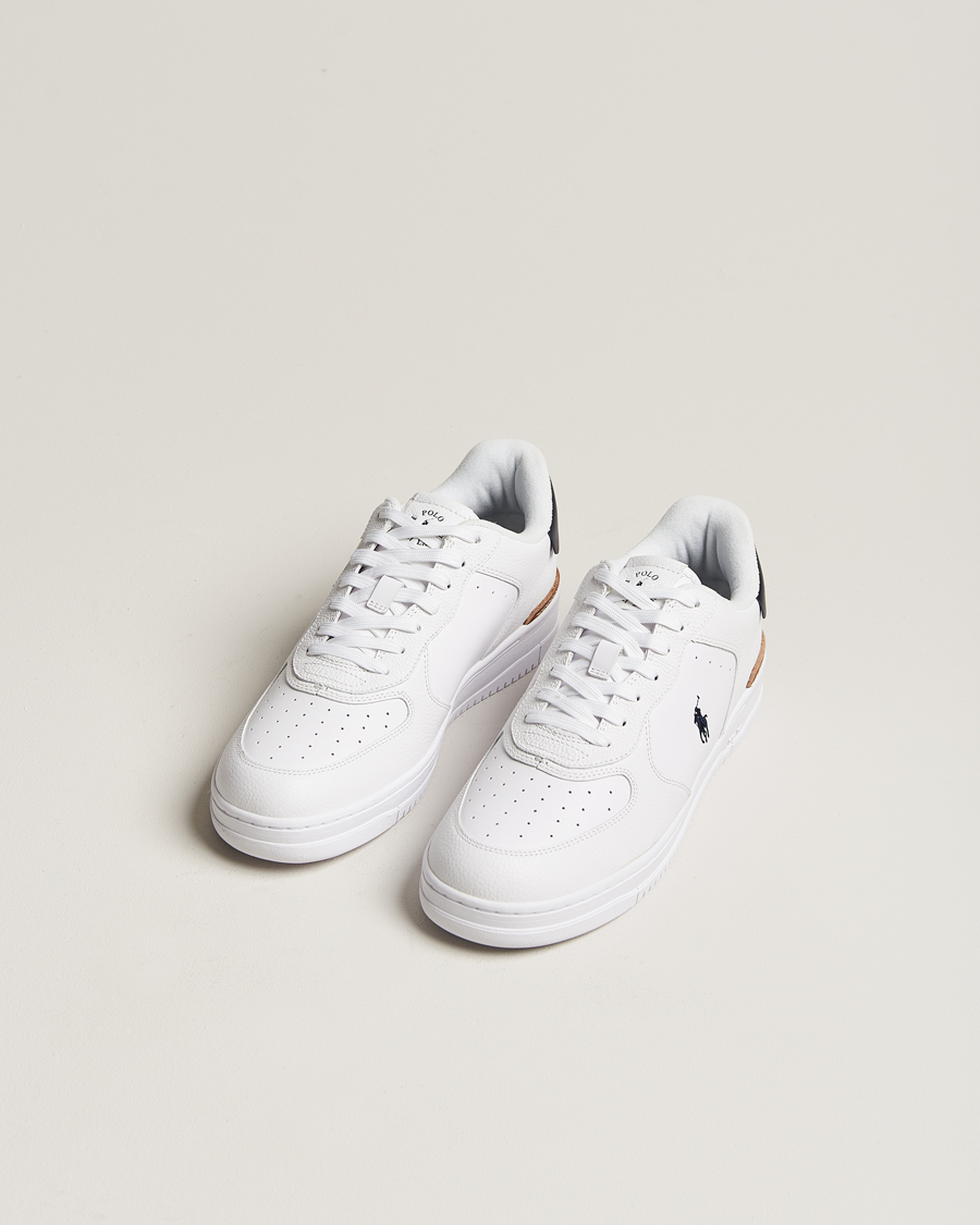 Mies |  | Polo Ralph Lauren | Masters Court Leather Sneaker White/Navy