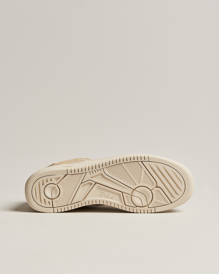 Mies | Polo Ralph Lauren Masters Court Suede Sneaker Bone/Ecru | Polo Ralph Lauren | Masters Court Suede Sneaker Bone/Ecru