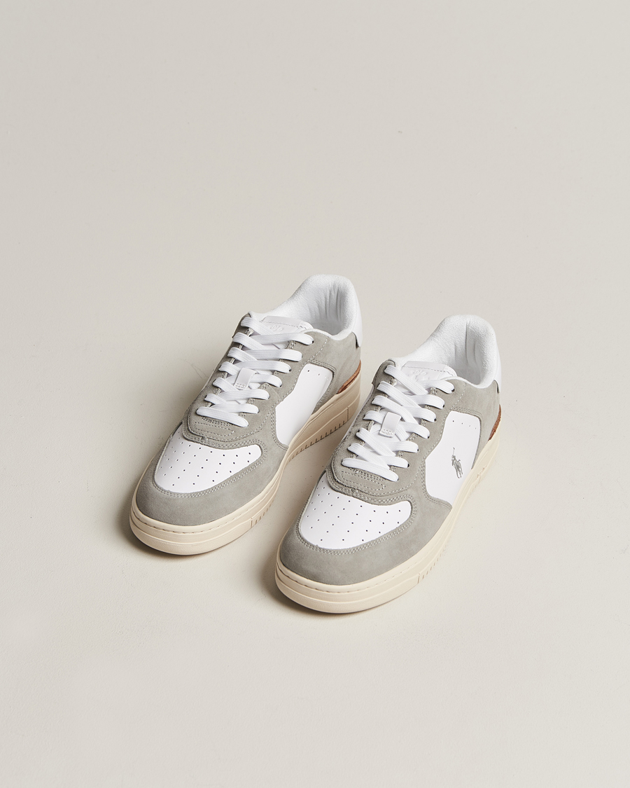 Mies |  | Polo Ralph Lauren | Masters Court Suede Sneaker Grey/White