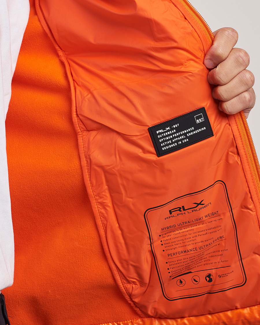 Mies | Takit | RLX Ralph Lauren | Hooded Down Jacket Sailing Orange