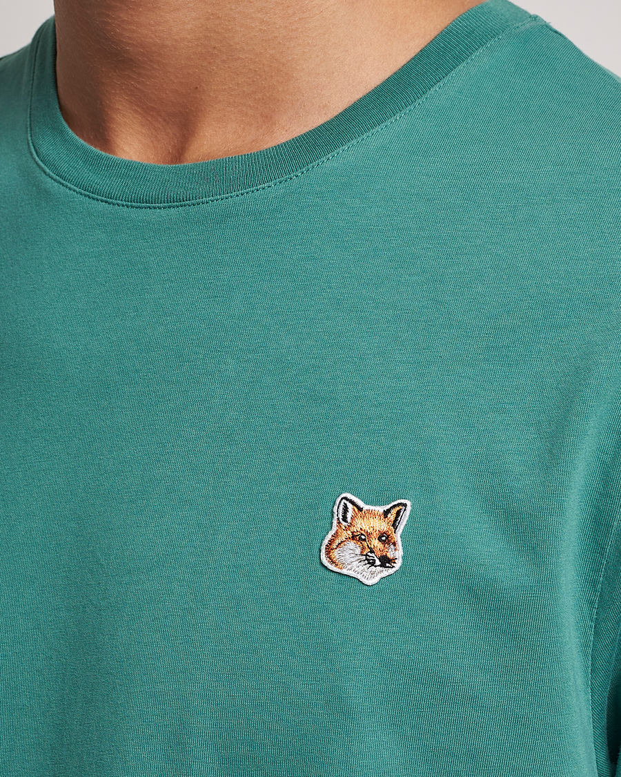 Mies | T-paidat | Maison Kitsuné | Fox Head T-Shirt Teal Green