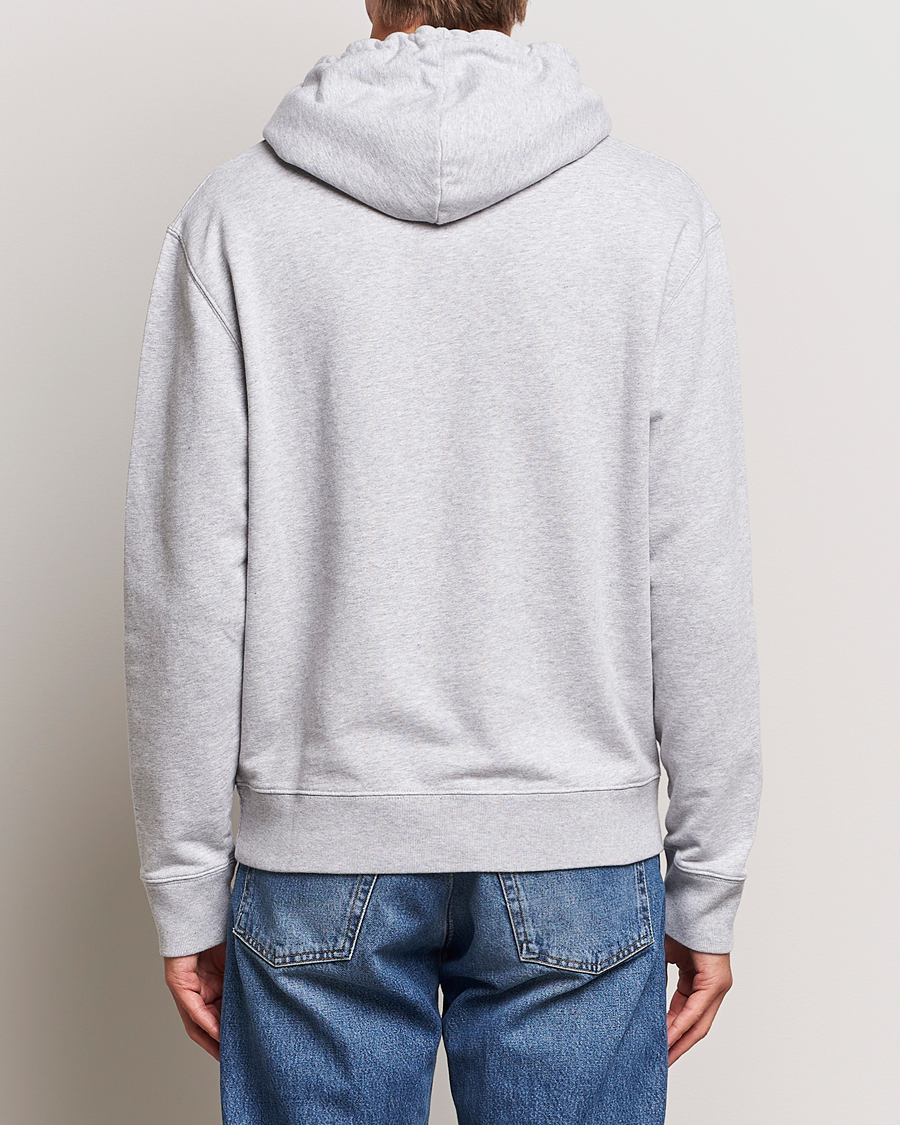 Mies | Puserot | Maison Kitsuné | Dressed Fox Hoodie Light Grey Melange