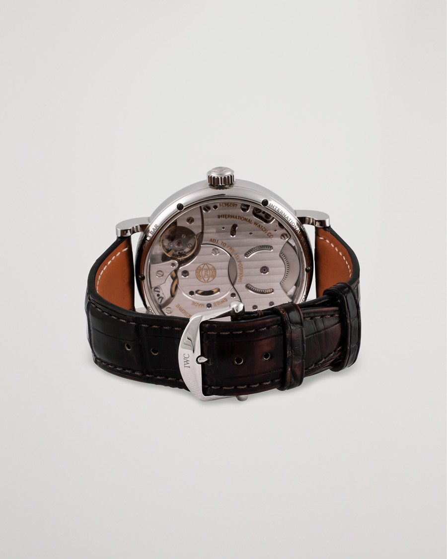 Mies | IWC Pre-Owned Portofino Moon Phase IW516401 Steel White | IWC Pre-Owned | Portofino Moon Phase IW516401 Steel White