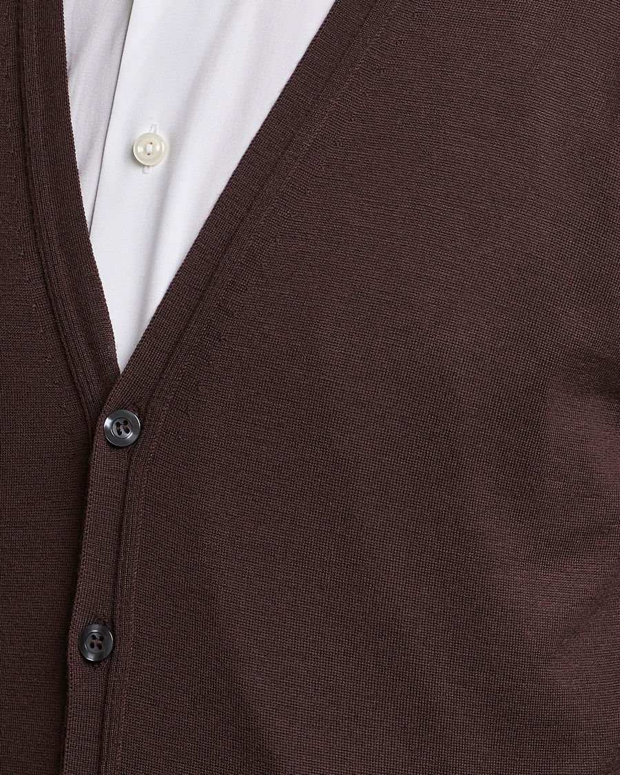 Mies | Puserot | John Smedley | Huntswood Slim Fit Waistcoat Truffle Brown