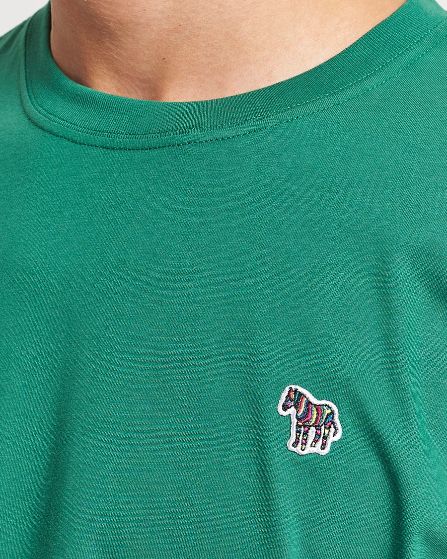 Mies | T-paidat | PS Paul Smith | Organic Cotton Zebra T-Shirt Green