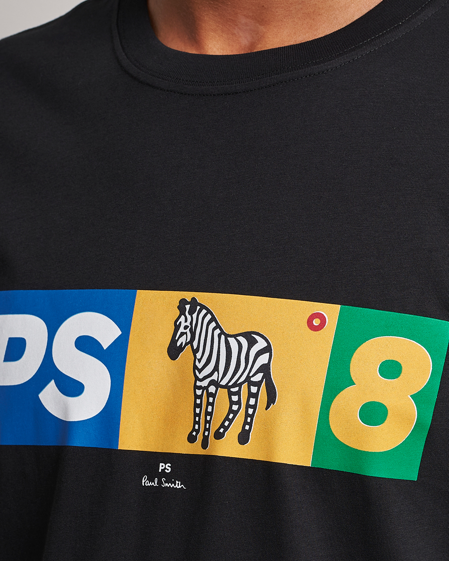 Mies | T-paidat | PS Paul Smith | PS8 Zebra Crew Neck T-Shirt Black