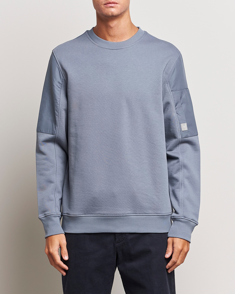 Mies |  | PS Paul Smith | Organic Cotton Sweatshirt Washed Blue