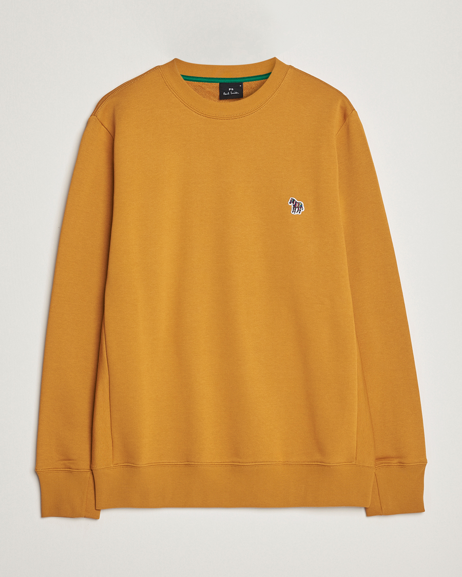 Mies | Puserot | PS Paul Smith | Organic Cotton Zebra Sweatshirt Yellow