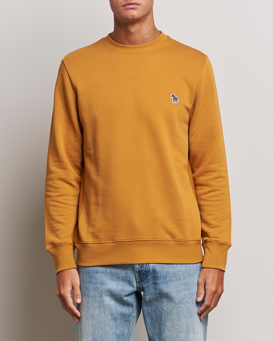 Mies | Puserot | PS Paul Smith | Organic Cotton Zebra Sweatshirt Yellow