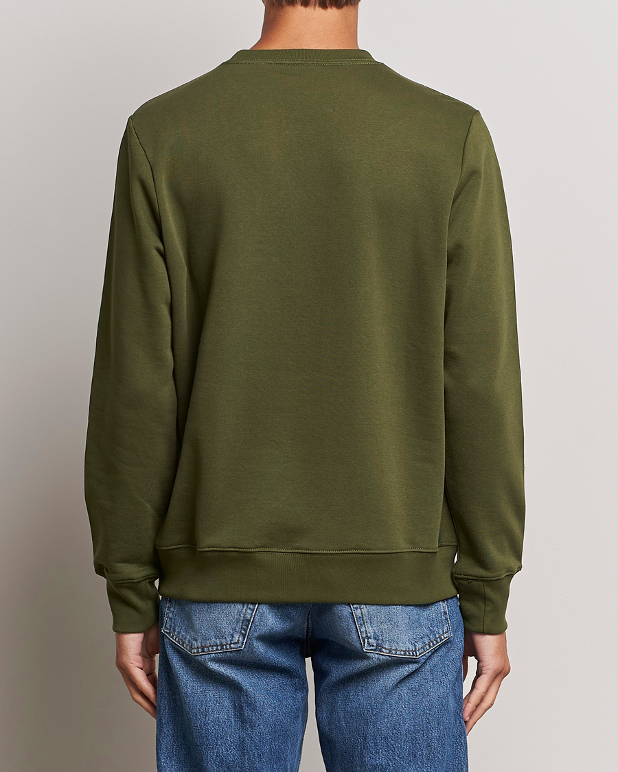 Mies | Puserot | PS Paul Smith | Organic Cotton Zebra Sweatshirt Olive