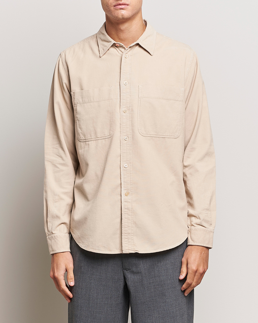Mies | Paul Smith | PS Paul Smith | Cotton Pocket Casual Shirt Beige