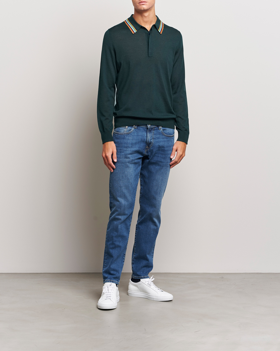 Mies | Farkut | PS Paul Smith | Tapered Fit Jeans Mid Blue