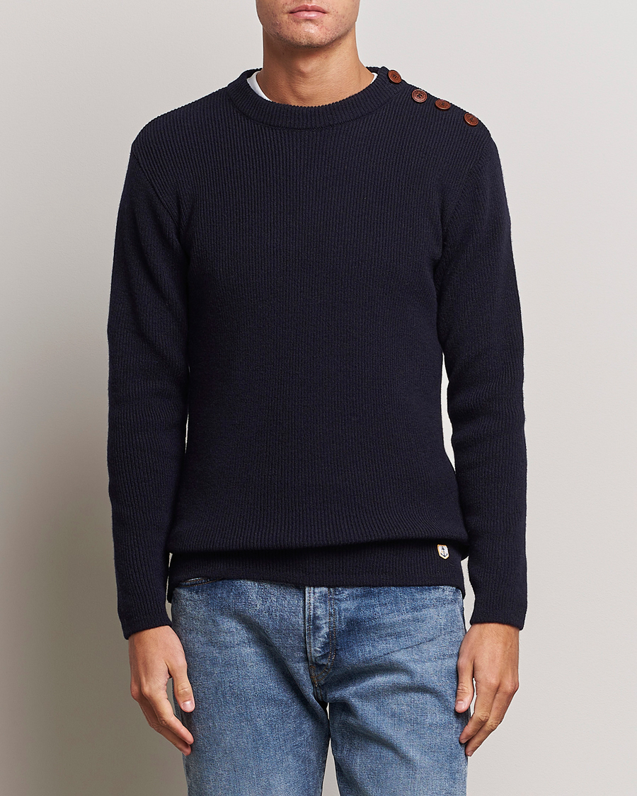Mies | Armor-lux | Armor-lux | Pull Marin Wool Sweater Navy