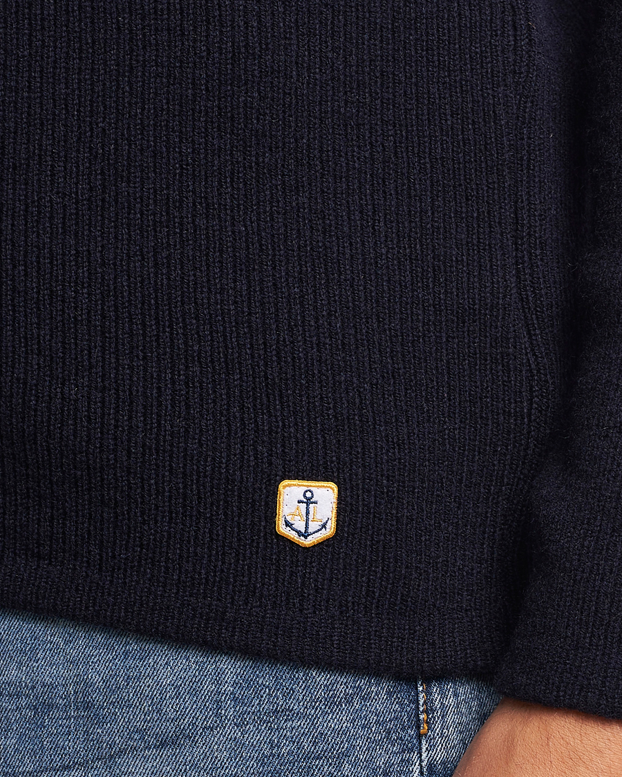 Mies | Puserot | Armor-lux | Pull Marin Lambswool Sweater Navy