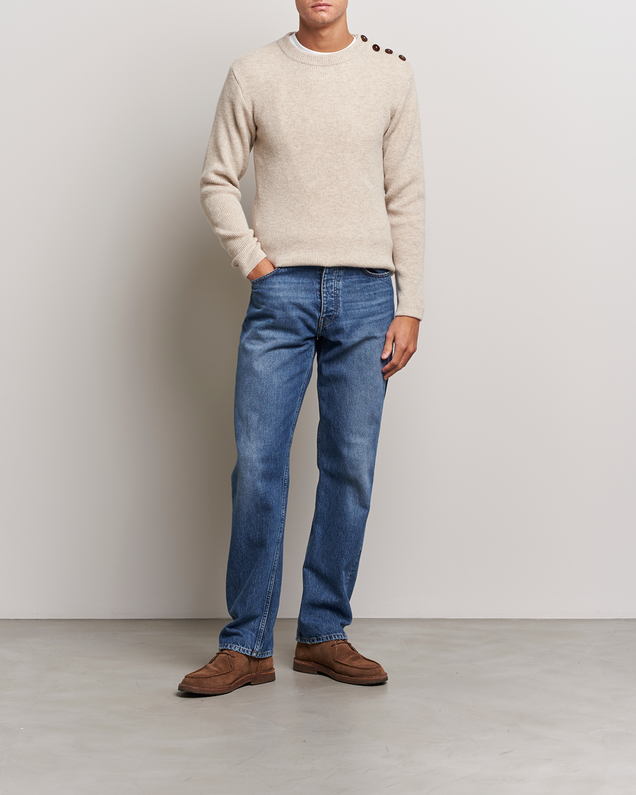 Mies | Puserot | Armor-lux | Pull Marin Wool Sweater Nature