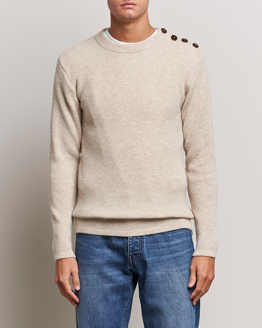 Mies | Armor-lux | Armor-lux | Pull Marin Wool Sweater Nature
