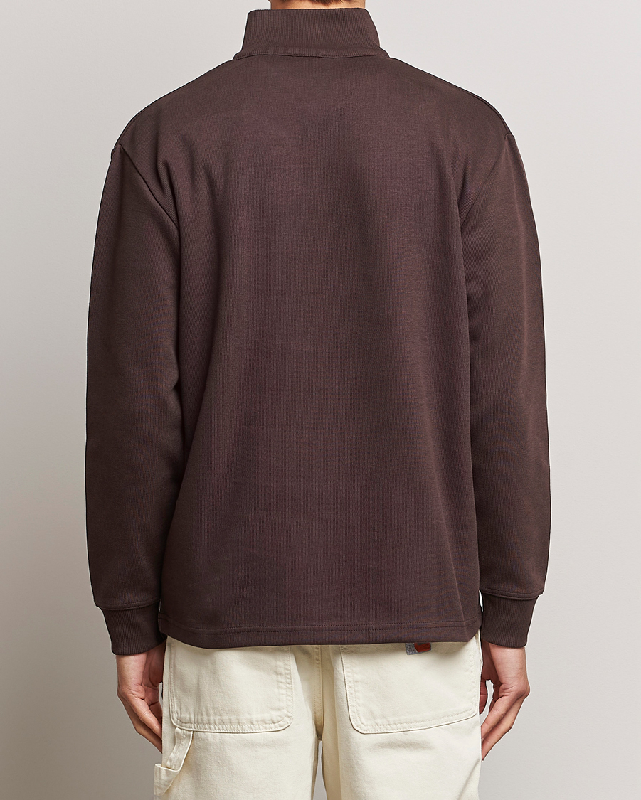 Mies | Puserot | Armor-lux | Camioneur Cotton Half Zip Brown