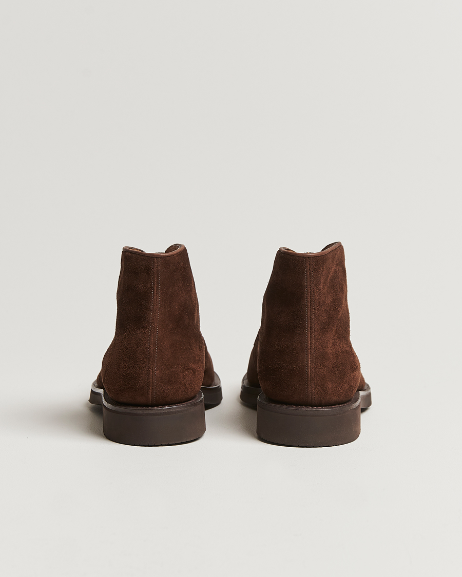 Mies | John Lobb Hackney Chukka Boots Dark Brown Suede | John Lobb | Hackney Chukka Boots Dark Brown Suede