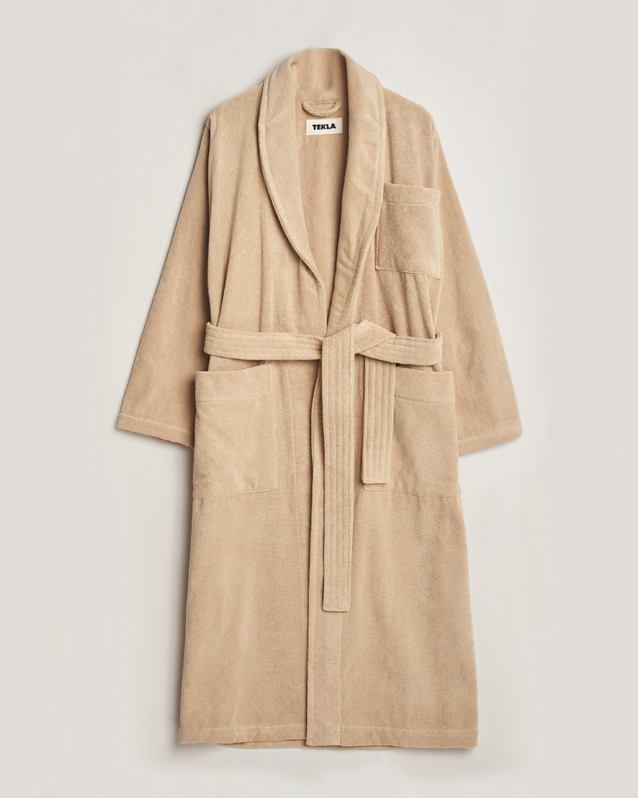 Mies | Yöpuvut ja kylpytakit | Tekla | Organic Terry Bathrobe Sienna