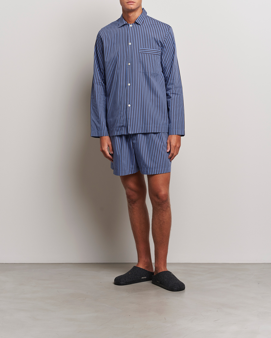 Mies | Yöpuvut ja kylpytakit | Tekla | Poplin Pyjama Shorts Verneuil Stripes