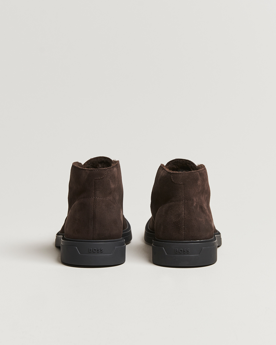 Mies | BOSS BLACK Calev Suede Chukka Boot Dark Brown | BOSS BLACK | Calev Suede Chukka Boot Dark Brown