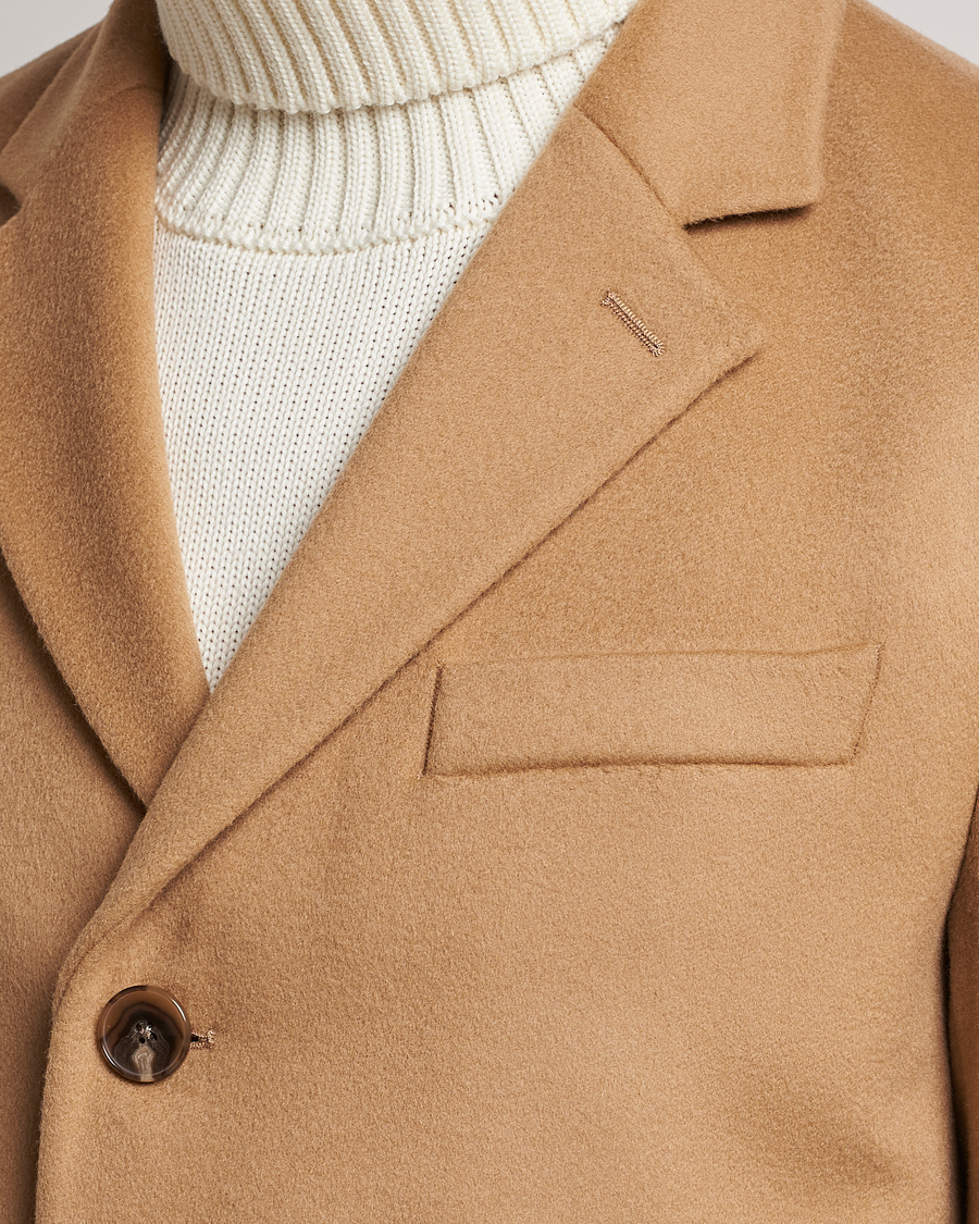 Mies | Takit | BOSS BLACK | Hyde Wool/Cashmere Coat Medium Beige