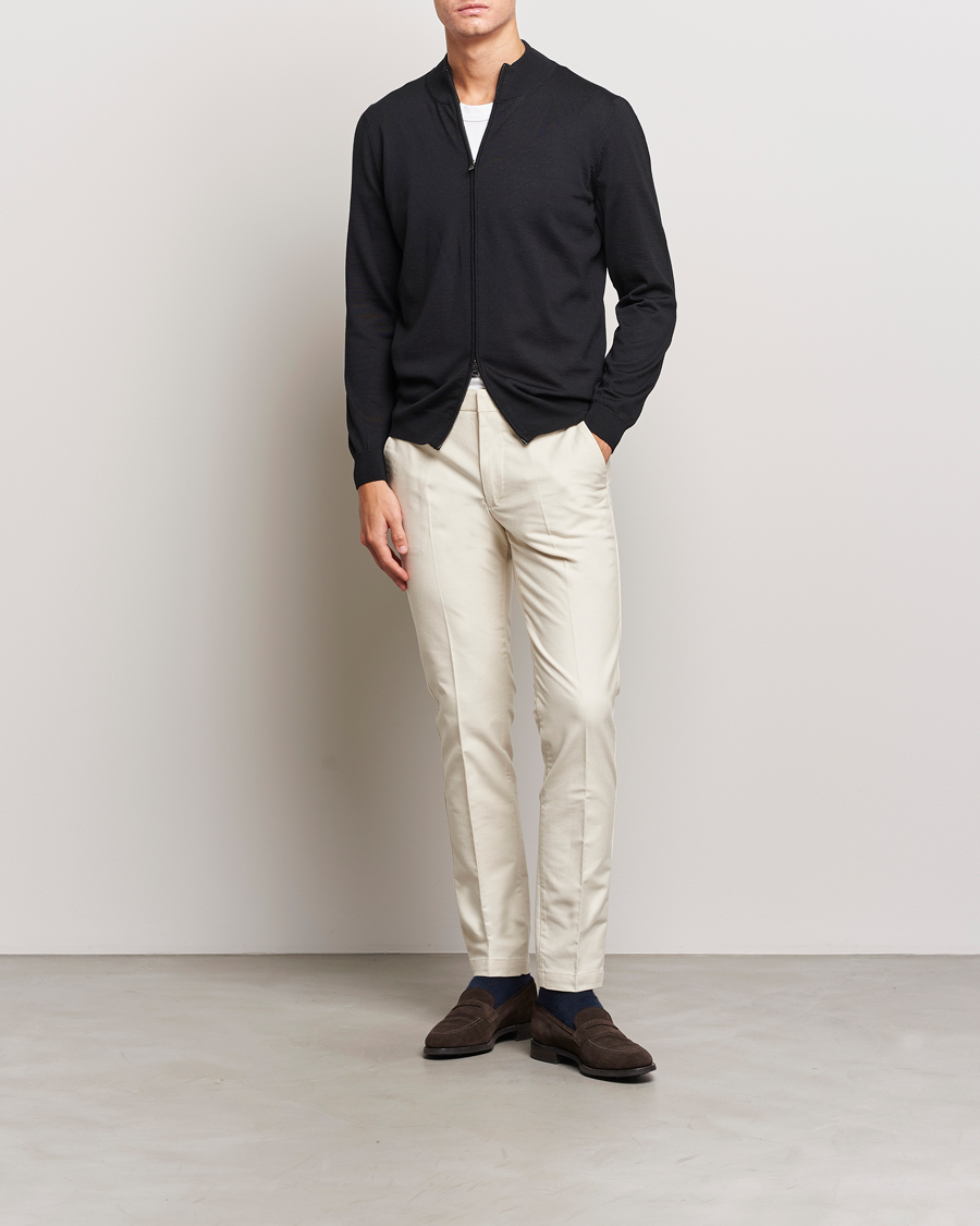 Mies | Housut | BOSS BLACK | Kaito1 Structured Chinos Open White