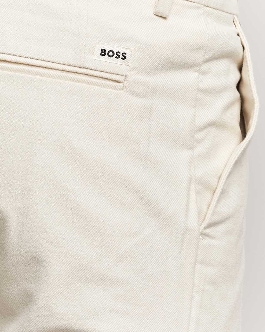Mies | Housut | BOSS BLACK | Kaito1 Structured Chinos Open White