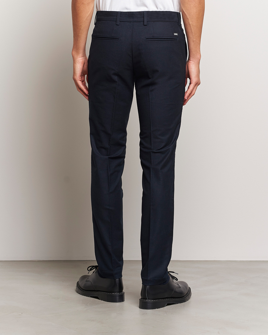 Mies | Housut | BOSS BLACK | Kaito1 Structured Chinos Dark Blue