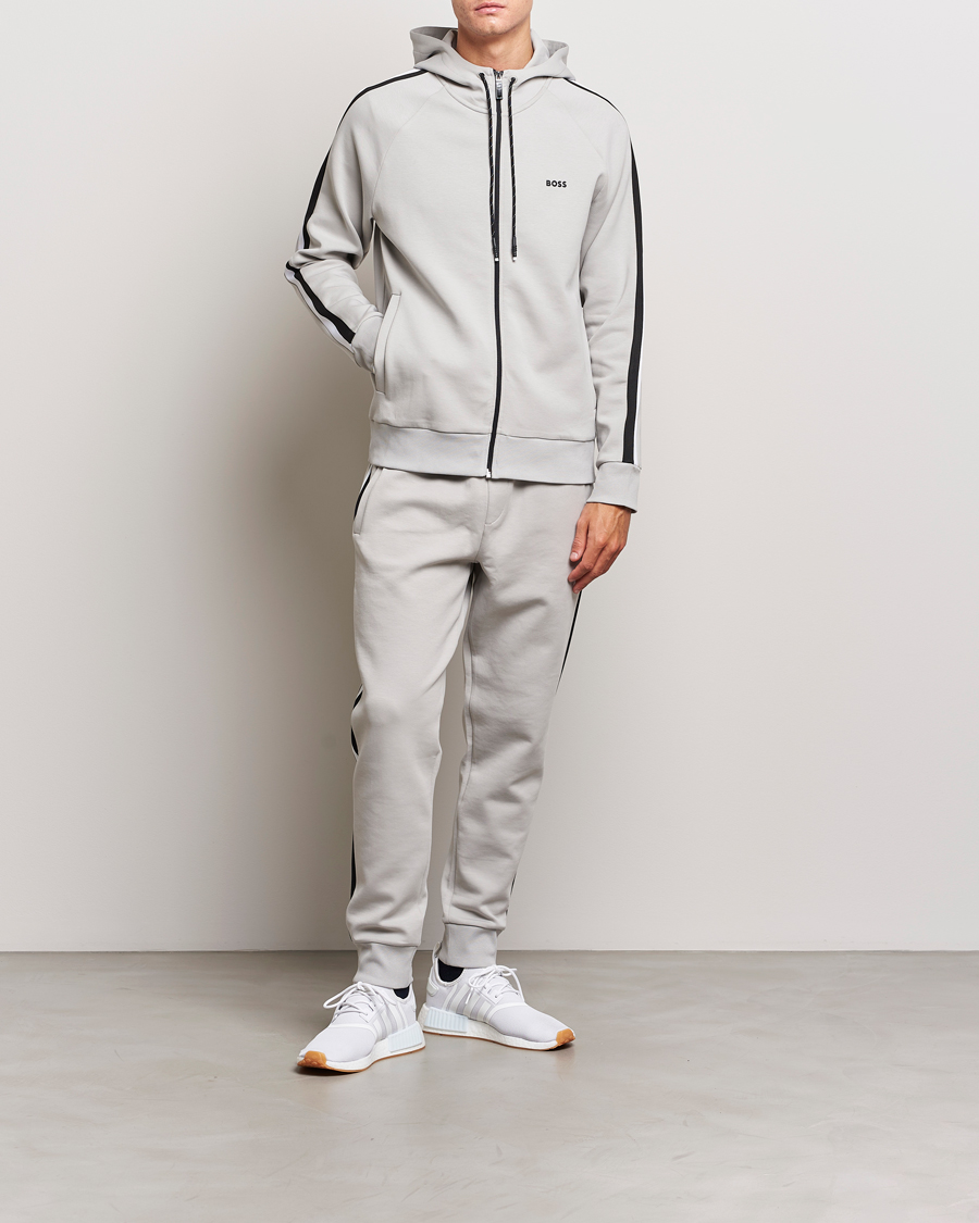 Mies | Puserot | BOSS GREEN | Tracksuit Set Open Grey