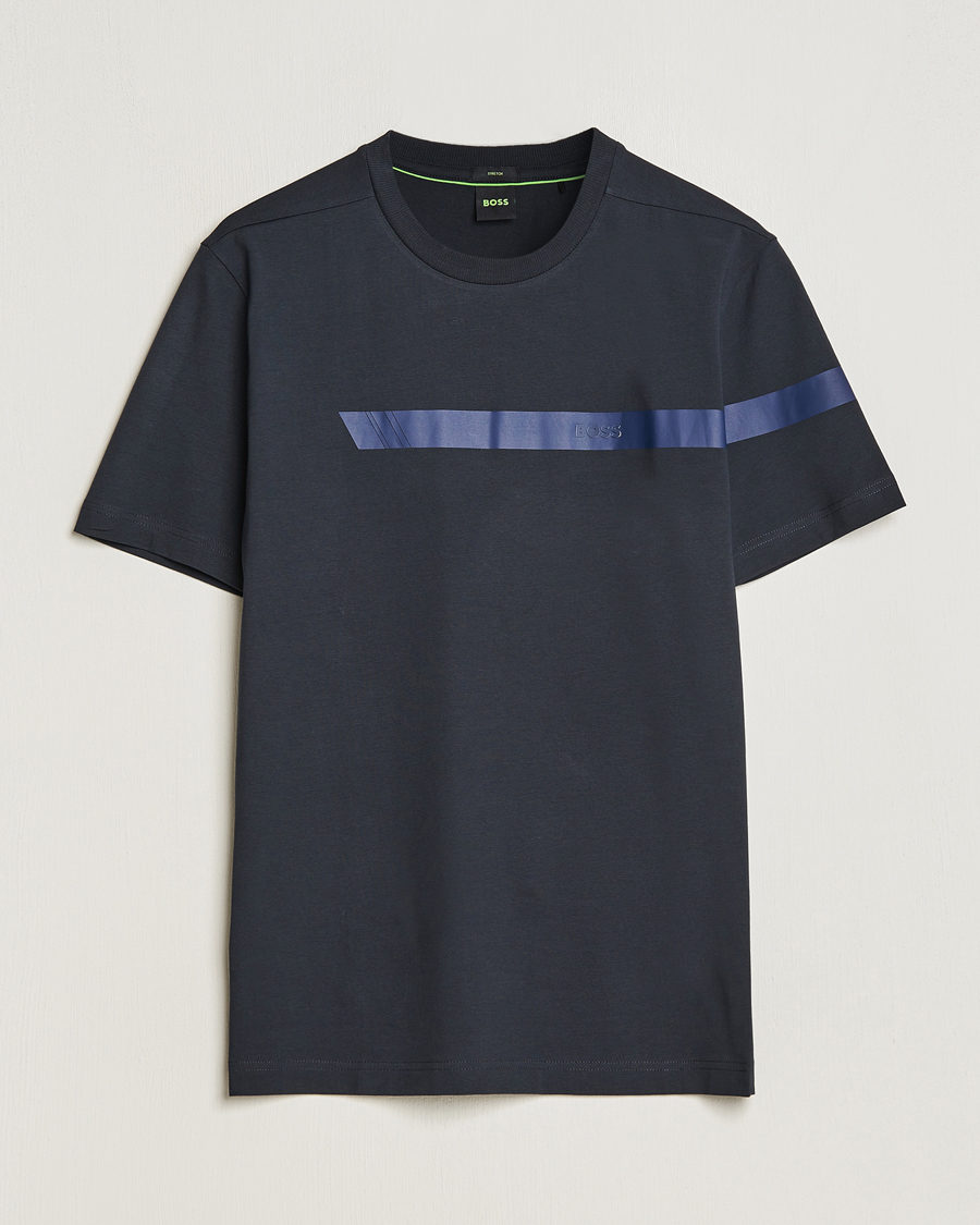 Mies |  | BOSS GREEN | Logo Crew Neck T-Shirt Dark Blue
