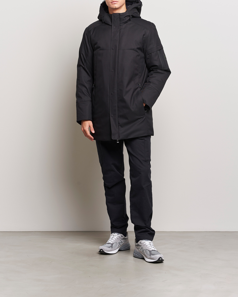 Mies | Takit | BOSS GREEN | Terry Parka Black
