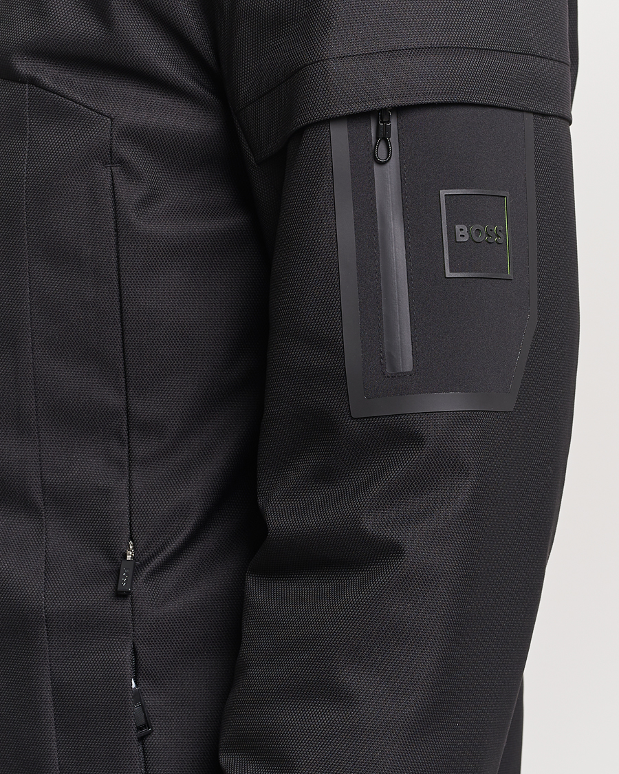 Mies | Takit | BOSS GREEN | Terry Parka Black