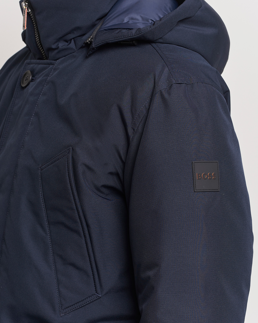 Mies | Takit | BOSS ORANGE | Osiass Parka Dark Blue