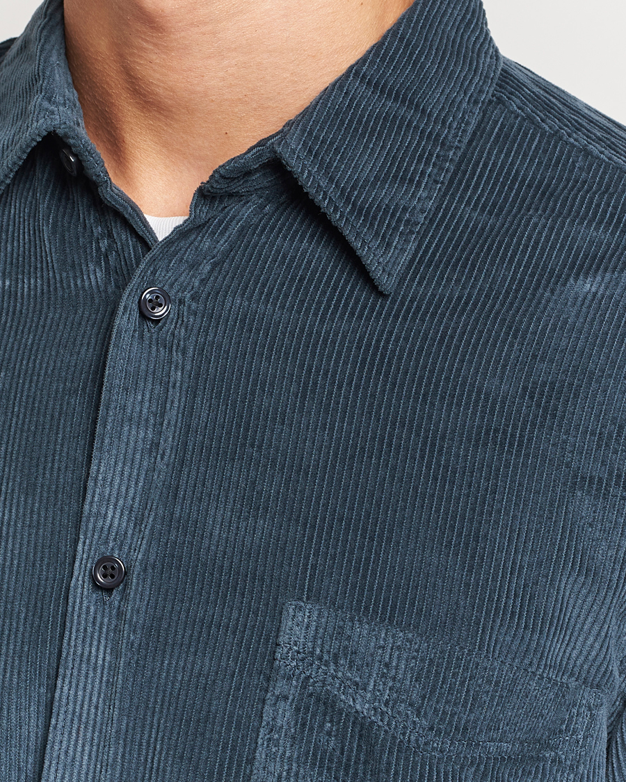 Mies | Kauluspaidat | BOSS ORANGE | Relegant Corduroy Shirt Open Green