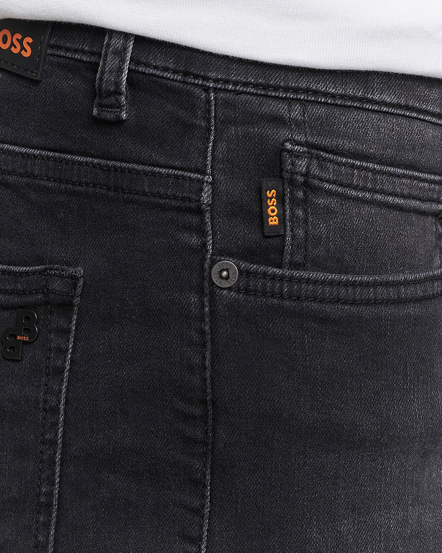 Mies | Farkut | BOSS ORANGE | Delaware Stretch Jeans Washed Black